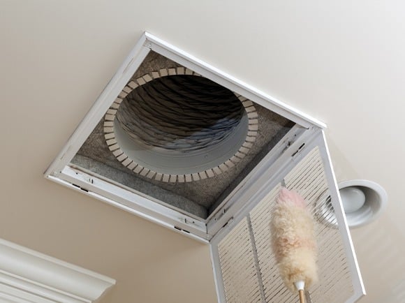 Vent Needing Air Duct Cleaning in Victor, NY,